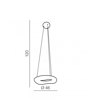 Подвесной светильник Azzardo Donut Pendant 46 CCT AZ2672-foto3