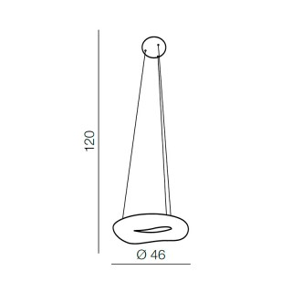 Подвесной светильник Azzardo Donut Pendant 46 CCT AZ2672-foto3