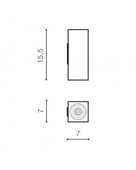 Настенный светильник Azzardo Velia Square AZ4402-foto3