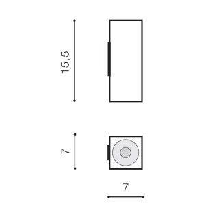 Настенный светильник Azzardo Velia Square AZ4401-foto3
