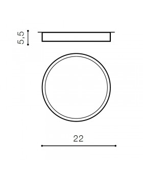 Накладной светильник Azzardo Monza R 22 AZ2260-foto2