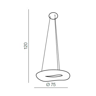 Подвесной светильник Azzardo Donut Pendant 75 CCT AZ2674-foto3