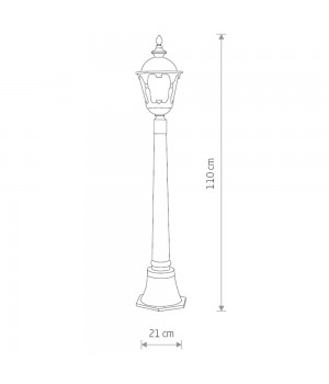 Уличный светильник Nowodvorski Tybr 4685-foto2