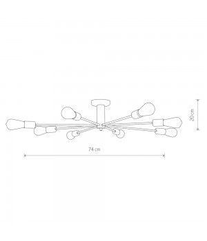 Потолочная люстра Nowodvorski Mill 9135-foto8