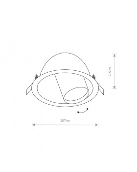 Встраиваемый светильник Nowodvorski Dot 8826-foto2