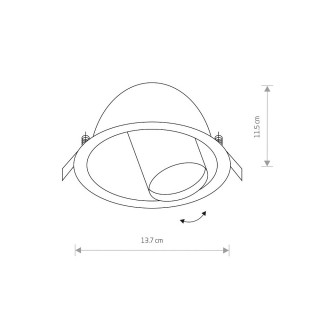 Встраиваемый светильник Nowodvorski Dot 8826-foto2