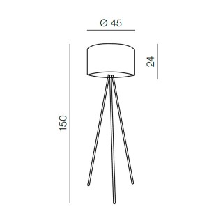 Торшер Azzardo Finn AZ3009-foto2