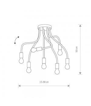 Потолочный cветильник Nowodvorski Flex 9274-foto2