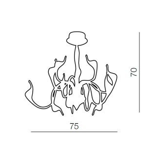 Подвесная люстра Azzardo Snake Pendant AZ1017-foto2