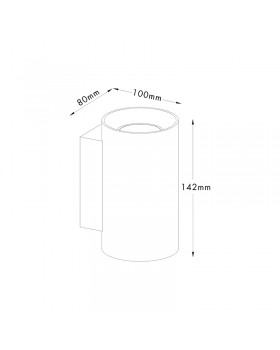 Настенный светильник Zumaline SANDY WL ROUND 92696-foto2