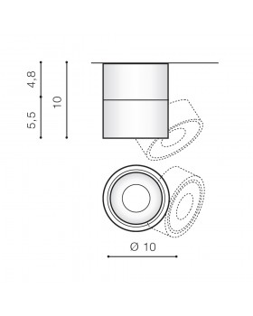 Накладной светильник Azzardo Costa AZ4554-foto3