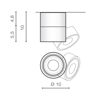 Накладной светильник Azzardo Costa AZ2856-foto3