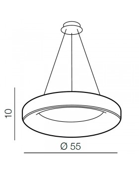 Подвесной светильник Azzardo Sovana Pendant 55 CCT AZ2727-foto2