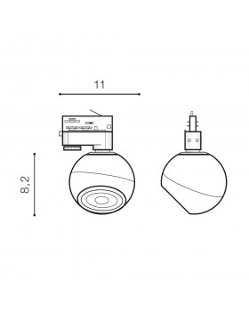 Трековый светильник Azzardo Skye Track 3 AZ4519-foto2
