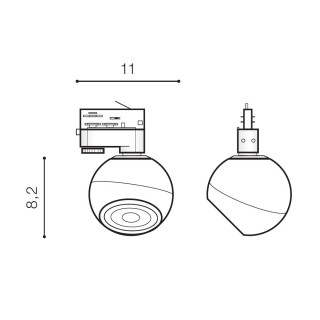 Трековый светильник Azzardo Skye Track 3 AZ4519-foto2