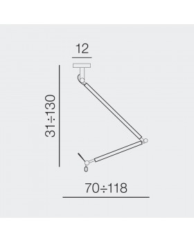 Основание потолочного светильника Azzardo Zyta AZ4189-foto2