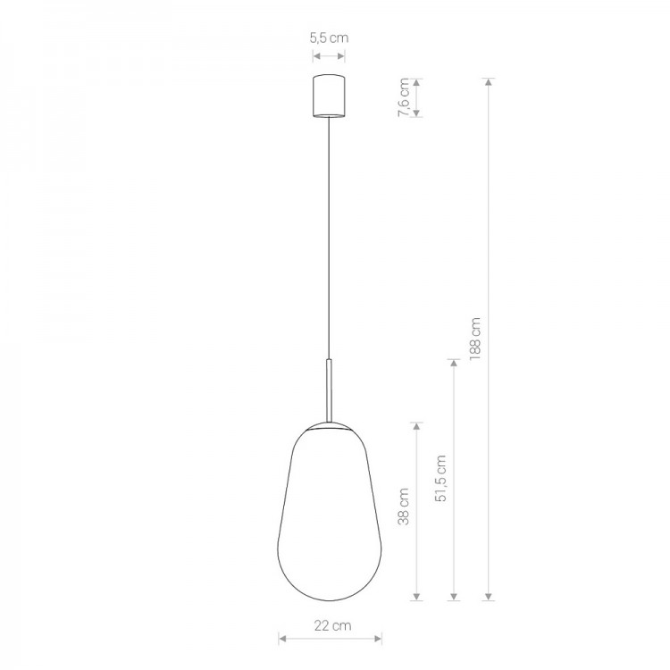 Подвесной светильник Nowodvorski Pear L 7797