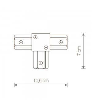 Коннектор T-образный Nowodvorski Profile 9186-foto2
