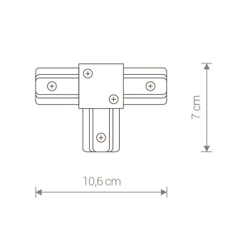 Коннектор T-образный Nowodvorski Profile 9186-foto2