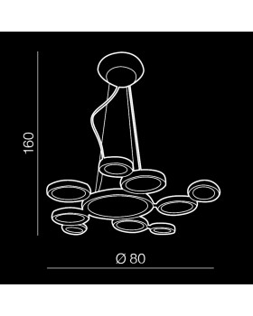 Подвесная люстра Azzardo Satellite AZ1786-foto2