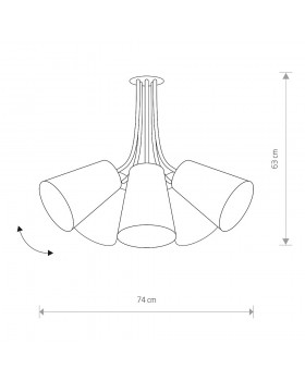 Потолочная люстра Nowodvorski Flex Shade 9278-foto2