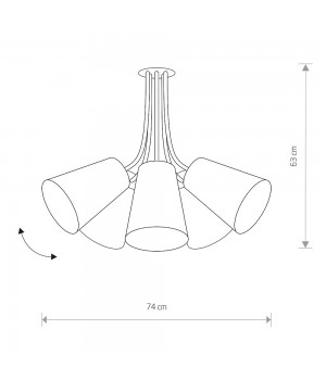 Потолочная люстра Nowodvorski Flex Shade 9278-foto2
