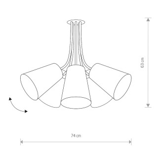 Потолочная люстра Nowodvorski Flex Shade 9278-foto2