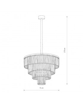 Люстра подвесная Nowodvorski Cristal L 7615-foto3