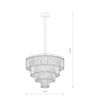 Люстра подвесная Nowodvorski Cristal L 7614-foto3