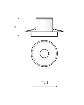 Встраиваемый светильник Azzardo Oka AC 4000K AZ2235-foto3