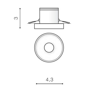 Встраиваемый светильник Azzardo Oka AC 3000K AZ2234-foto3