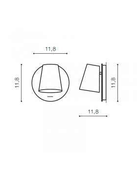 Настенный светильник Azzardo Ramona 1 Switch AZ2565-foto2