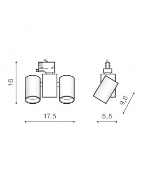 Трековый светильник Azzardo Meggara Track 3 AZ4443-foto5