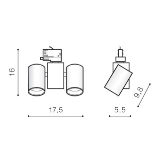 Трековый светильник Azzardo Meggara Track 3 AZ4442-foto5
