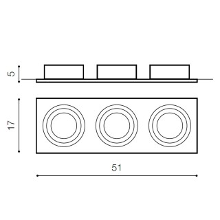 Встраиваемый светильник Azzardo Siro 3 AZ0773-foto2