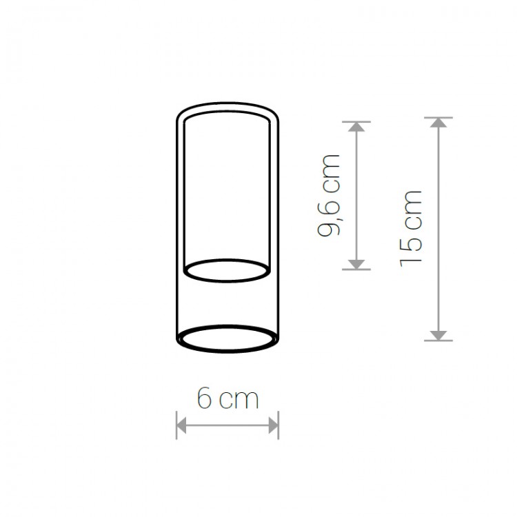 Плафон Nowodvorski Cameleon Cylinder S 8544