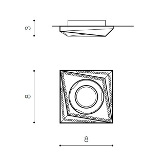 Встраиваемый светильник Azzardo Mira AZ1464-foto2