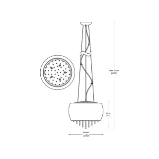 Подвесная люстра Zumaline VISTA P0076-05K-F4GQ-foto3