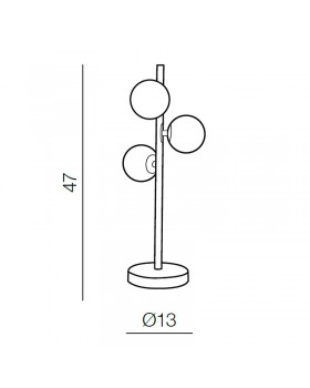 Настольная лампа Azzardo Sybilla 3 table AZ2103-foto2