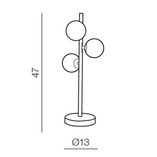 Настольная лампа Azzardo Sybilla 3 table AZ2103-foto2