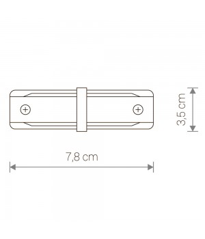 Коннектор прямой Nowodvorski Profile 9454-foto2