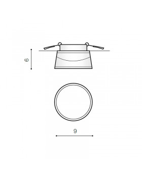 Накладной светильник Azzardo Una AZ2773-foto3