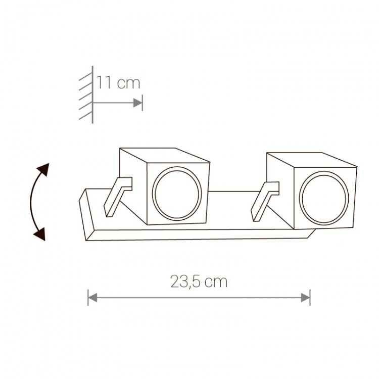 Спот Nowodvorski Cuboid 6523