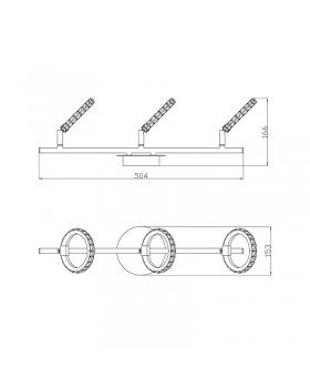 Потолочный светильник Zumaline TOLEDO TK170815-3-foto2