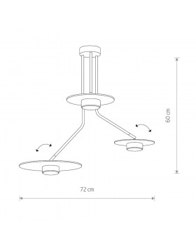 Потолочная люстра Nowodvorski Disk 7644-foto4