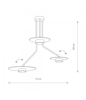 Потолочная люстра Nowodvorski Disk 7644-foto4