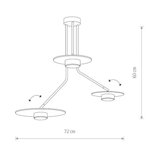 Потолочная люстра Nowodvorski Disk 7644-foto4