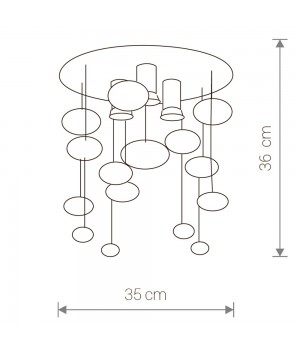 Потолочная люстра Nowodvorski Salva 5424-foto2