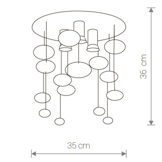 Потолочная люстра Nowodvorski Salva 5424-foto2