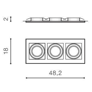 Встраиваемый светильник Azzardo Verdi AZ3530-foto2